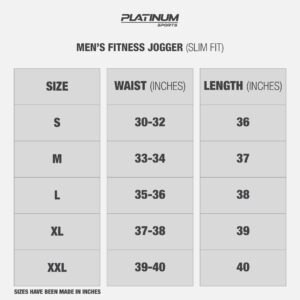 Platinum-Sports-Mens-Fitness-Jogger-Size-Chart-300x300