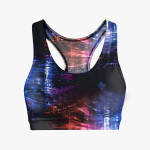 Be Fit Sports Bra City Lights Design