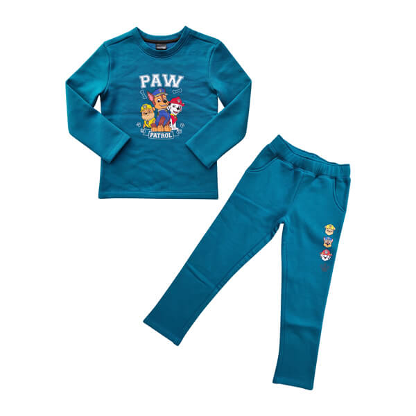 Platinum sports Kids winter clothing’s Set Pine Green (Sweat shirt and sweat pant Boys)
