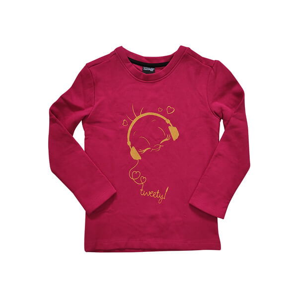 Platinum Sports Kids Winter Clothing’s Set Dark Magenta (Sweat shirt and sweat pant Girls)