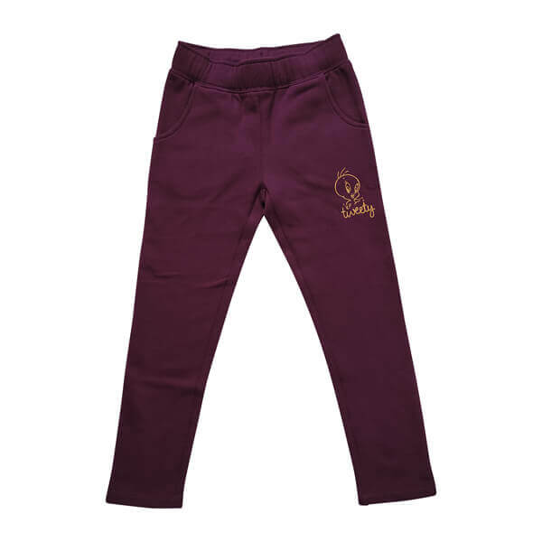 Platinum Sports Kids Winter Clothing’s Set Wine (Sweat shirt and sweat pant Girls)