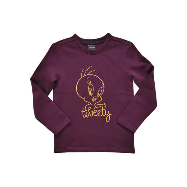 Platinum Sports Kids Winter Clothing’s Set Wine (Sweat shirt and sweat pant Girls)