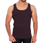 Men’s Ribbed Vest Platinum Sports
