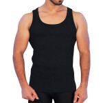 Men’s Ribbed Vest Platinum Sports