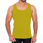 Men’s Ribbed Vest Platinum Sports