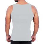 Men’s Ribbed Vest Platinum Sports