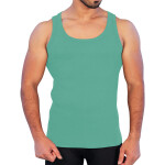 Men’s Ribbed Vest Platinum Sports