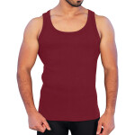 Men’s Ribbed Vest Platinum Sports