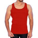 Men’s Ribbed Vest Platinum Sports