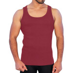 Men’s Ribbed Vest Platinum Sports
