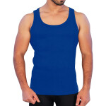 Men’s Ribbed Vest Platinum Sports
