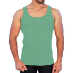 Men’s Ribbed Vest Platinum Sports