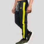 Men’s Heavy Duty Jogger Black With Neon Green