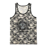 Men’s Ribbed Vest Black and White