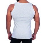 Men’s Ribbed Vest Platinum Sports