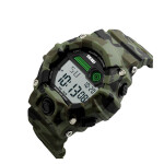 Digital Watch Green Camo 1197