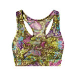 Be Fit Sports Bra Rainbow Skin Design