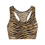 Be Fit Sports Bra Zebra Skin Design